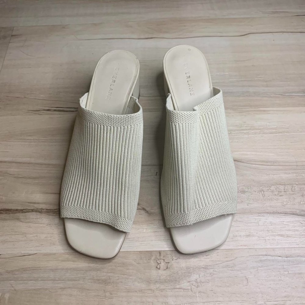 Everlane Knitted Mule Block Heel